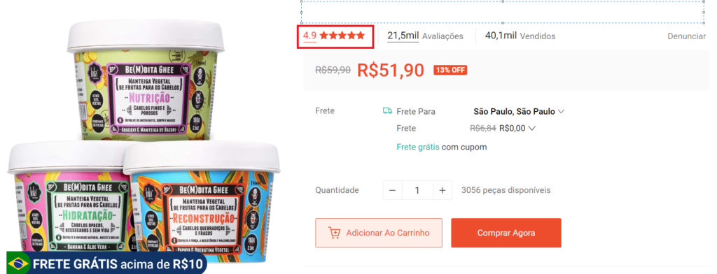 avaliações shopee - pluggto