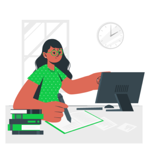 ilustracao-menina-estudando-regras-de-negocios-marketplaces