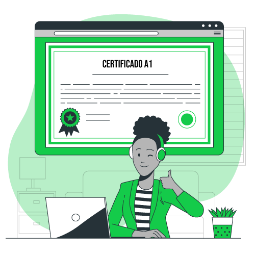 ilustracao certificado a1