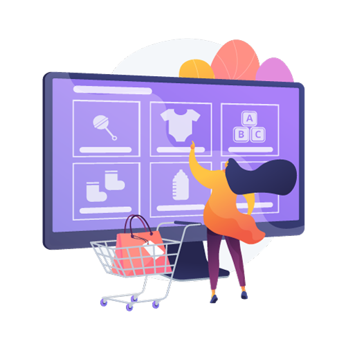 ilustracao compre e retire