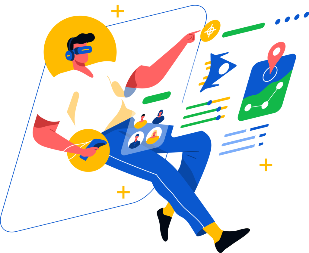 ilustracao metaverso